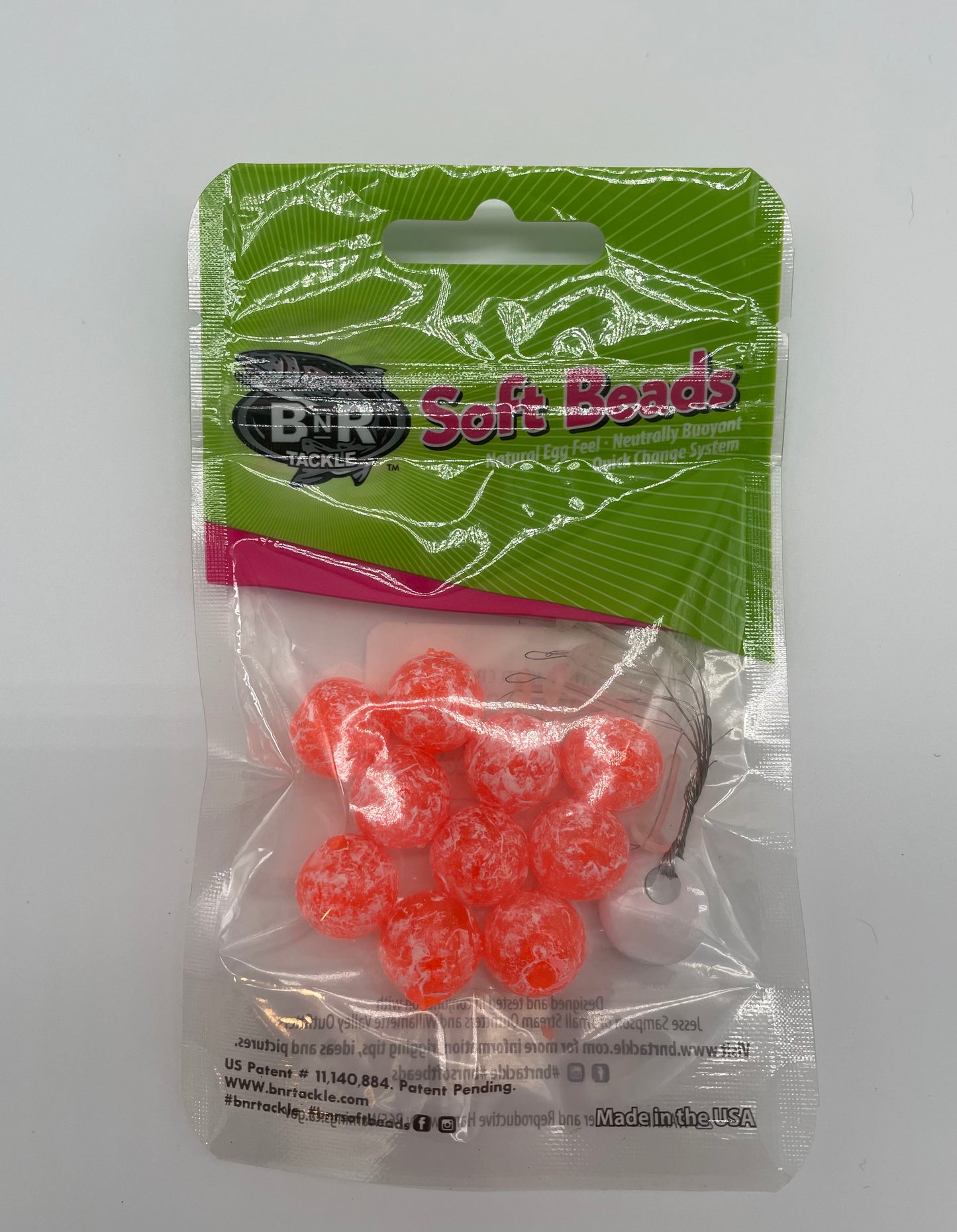 BNR Tackle 14mm Mottled Natural Soft Beads