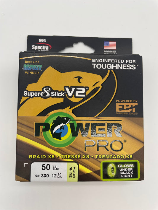 Power Pro Super Slick Braided Line 50lb 300 Yards