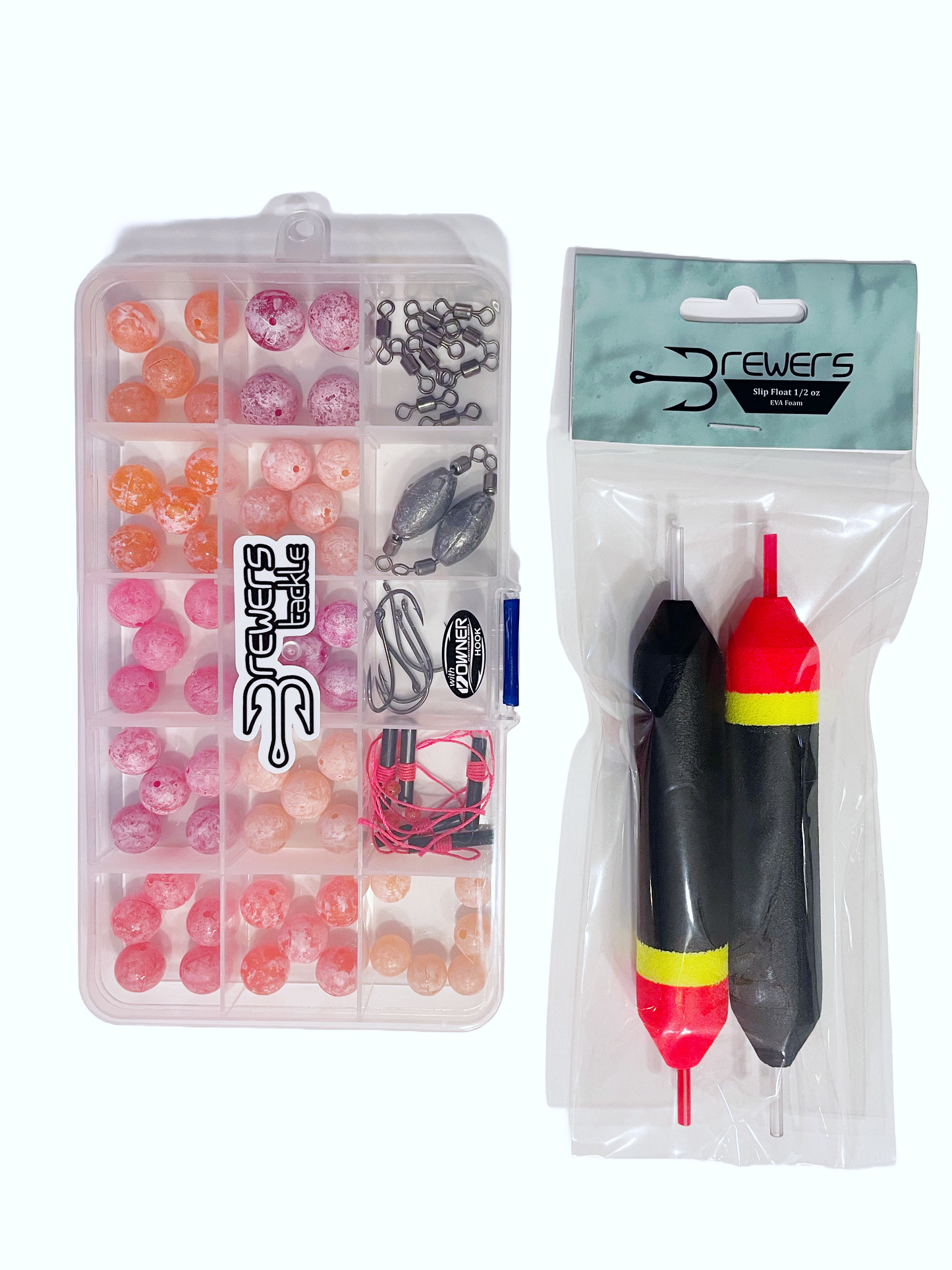 Brewers Tackle Steelhead Starter Kit - 79 Pieces Slip Float Bead Kit